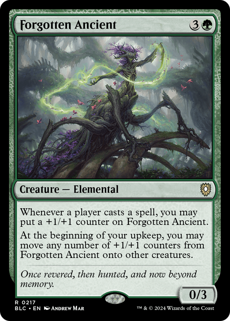 Forgotten Ancient (BLC-217) - Bloomburrow Commander