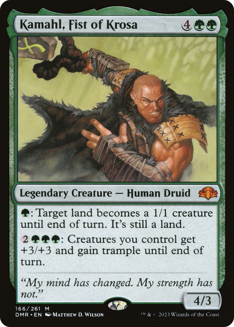 Kamahl, Fist of Krosa (DMR-166) - Dominaria Remastered