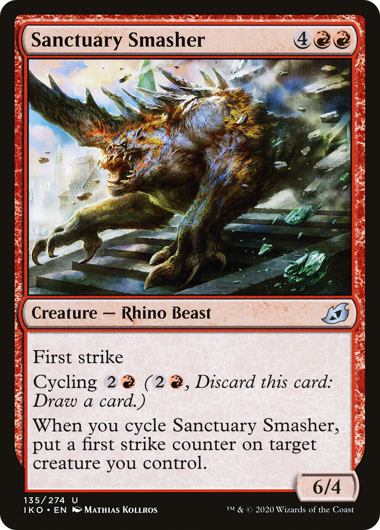 Sanctuary Smasher (IKO-135) - Ikoria: Lair of Behemoths Foil