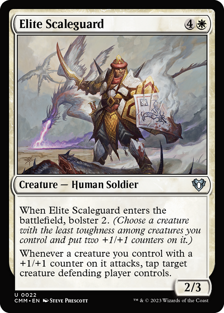 Elite Scaleguard (CMM-022) - Commander Masters