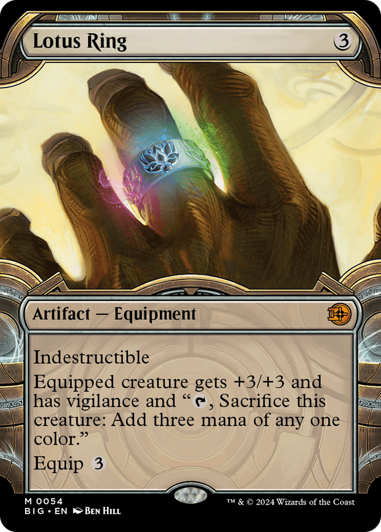 Lotus Ring (BIG-054) - The Big Score: (Showcase) Foil