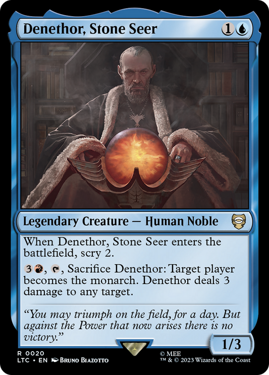 Denethor, Stone Seer (LTC-020) - Tales of Middle-earth Commander