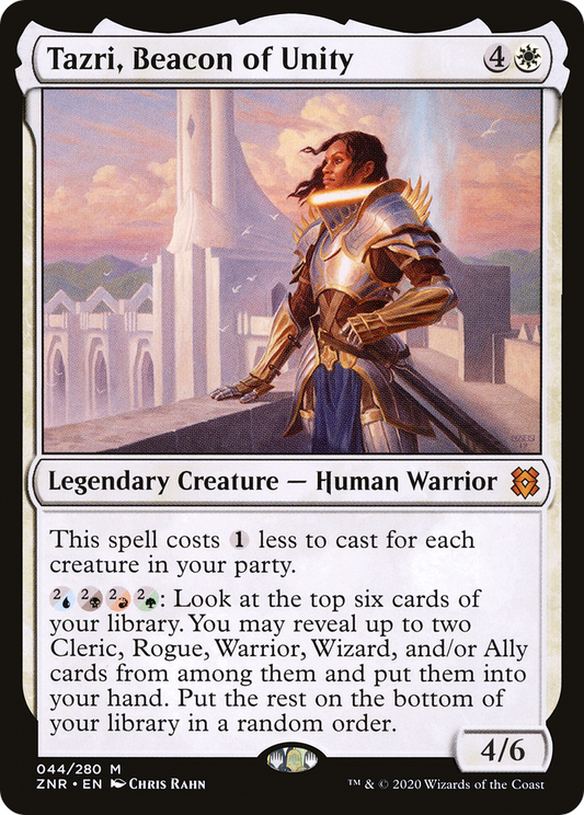 Tazri, Beacon of Unity (ZNR-044) - Zendikar Rising Foil