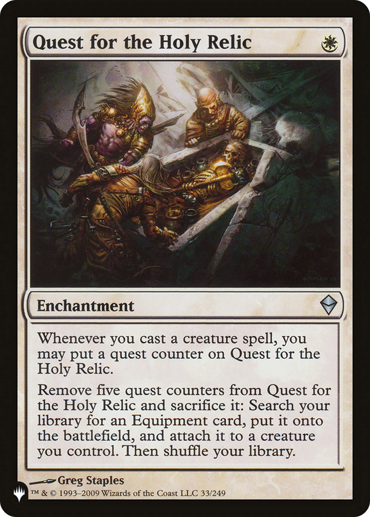 Quest for the Holy Relic (LIST-ZEN-33) - The List