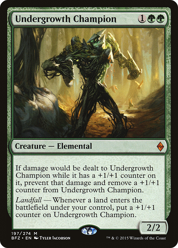 Undergrowth Champion (BFZ-197) - Battle for Zendikar