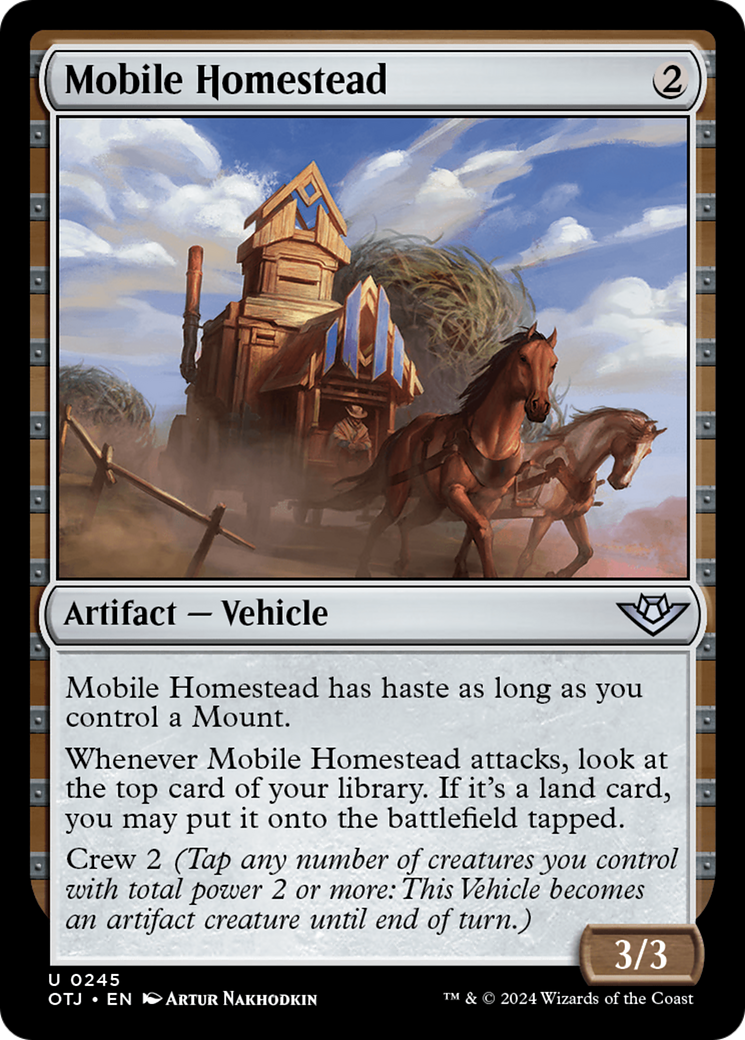Mobile Homestead (OTJ-245) - Outlaws of Thunder Junction Foil