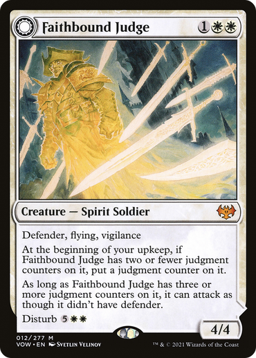 Faithbound Judge // Sinner's Judgment (VOW-012) - Innistrad: Crimson Vow: (Double Faced Transform)