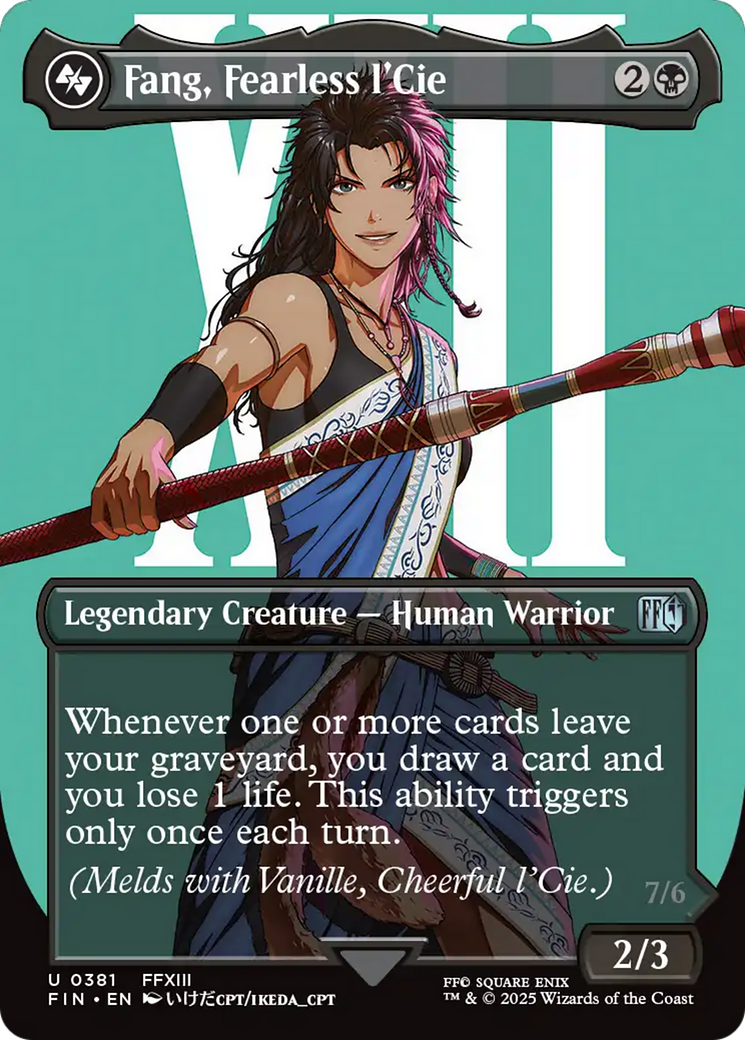 Fang, Fearless l'Cie (Borderless) (FIN-381) - FINAL FANTASY (Borderless)