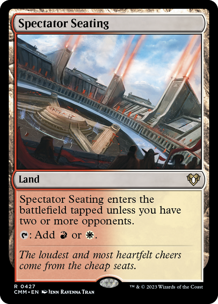 Spectator Seating (CMM-427) - Commander Masters Foil