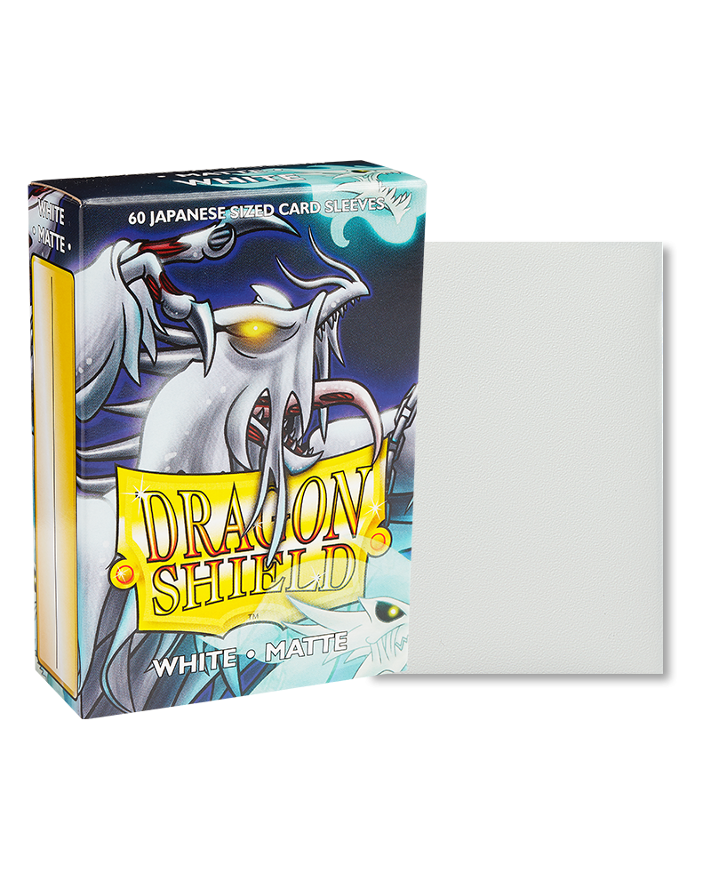 Dragon Shield Sleeves Japanese - Box 60 - white Matte