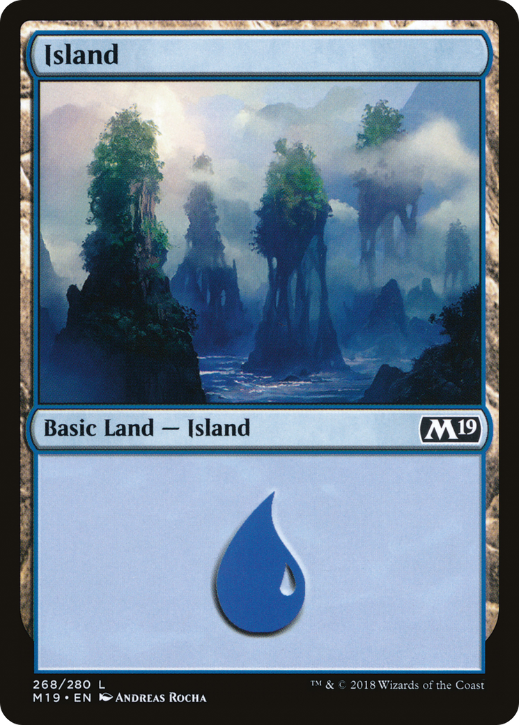 Island (M19-268) - Core Set 2019