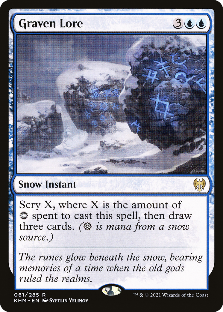 Graven Lore (KHM-061) - Kaldheim: (snow)