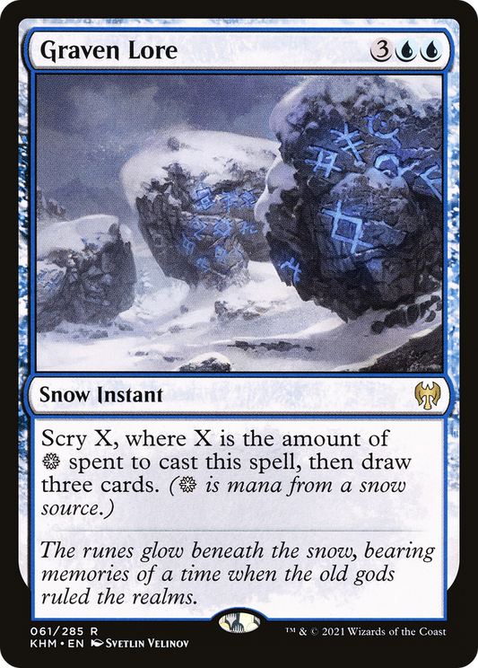 Graven Lore (KHM-061) - Kaldheim: (snow)
