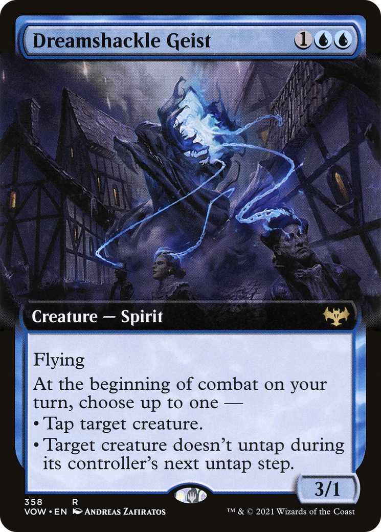 Dreamshackle Geist (VOW-358) - Innistrad: Crimson Vow: (Extended Art) Foil