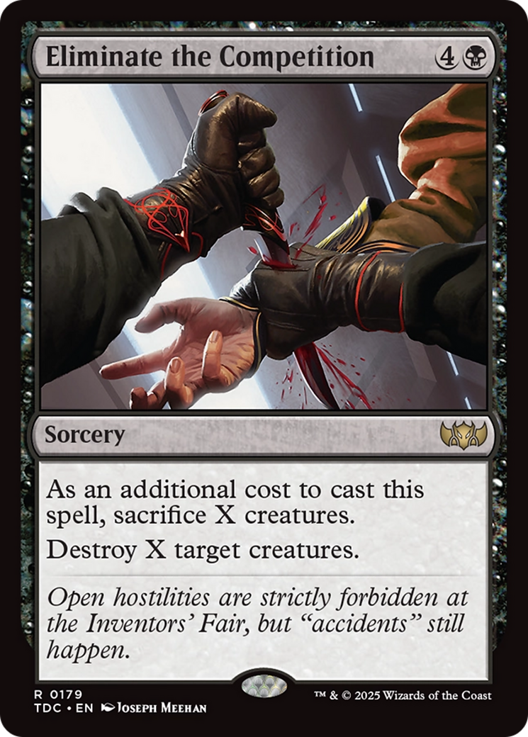 Eliminate the Competition (TDC-179) - Commander: Tarkir: Dragonstorm