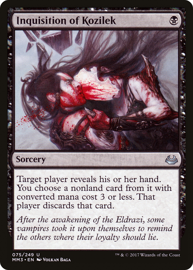 Inquisition of Kozilek (MM3-075) - Modern Masters 2017 Foil