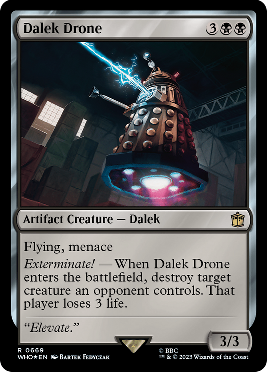 Dalek Drone (WHO-669) - Doctor Who Foil