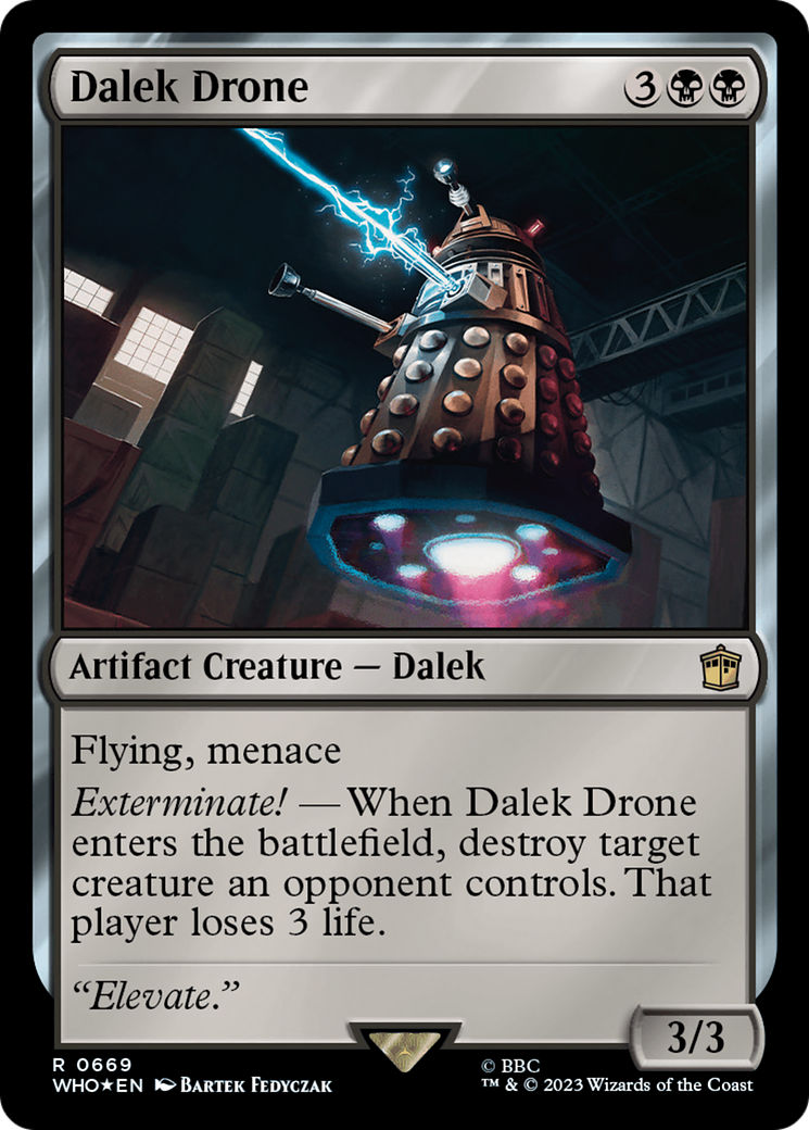 Dalek Drone (WHO-669) - Doctor Who Foil