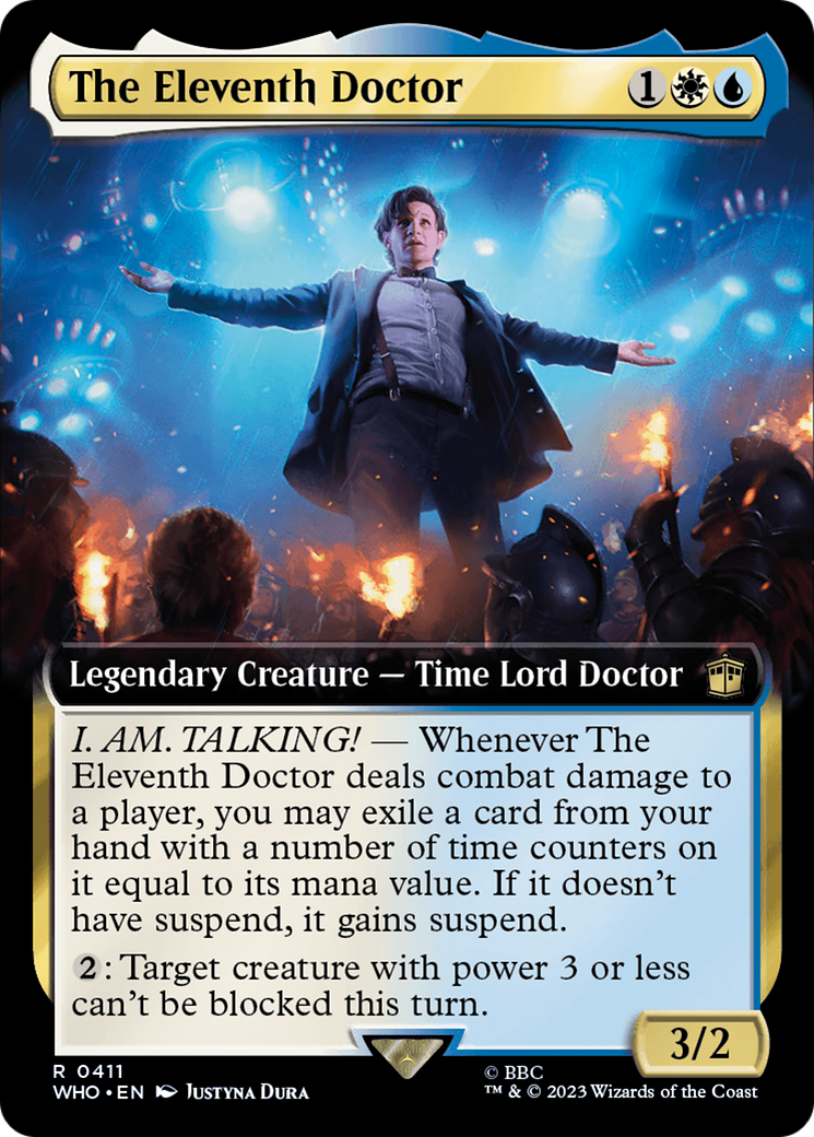 The Eleventh Doctor (WHO-411) - Doctor Who: (Extended Art) Foil