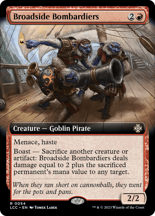 Broadside Bombardiers (LCC-054) - The Lost Caverns of Ixalan Commander: (Extended Art)