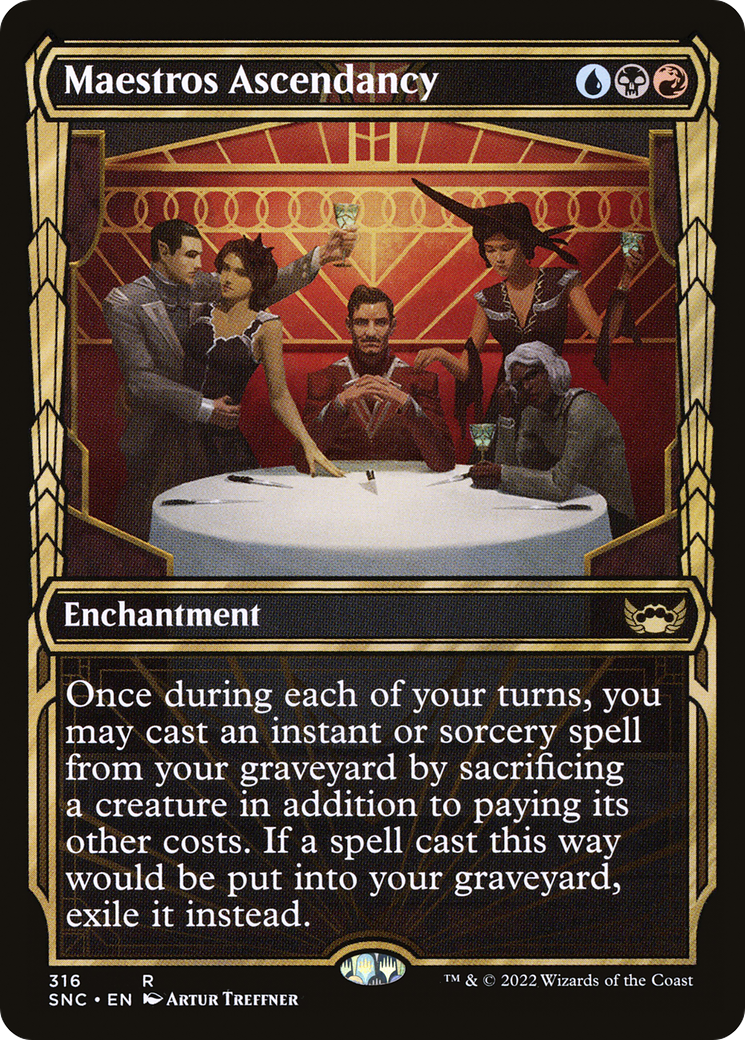 Maestros Ascendancy (SNC-316) - Streets of New Capenna: (Showcase)