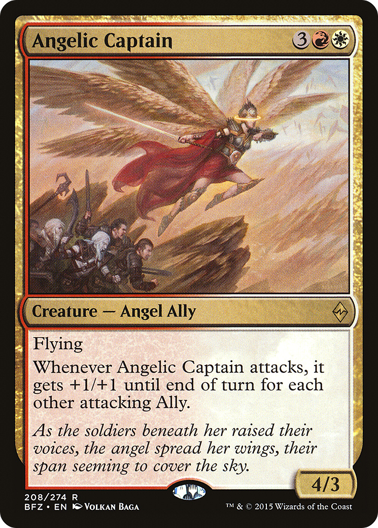 Angelic Captain (BFZ-208) - Battle for Zendikar Foil