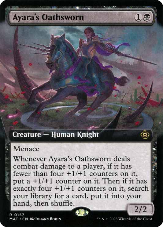 Ayara's Oathsworn (MAT-157) - March of the Machine: The Aftermath: (Extended Art) Foil