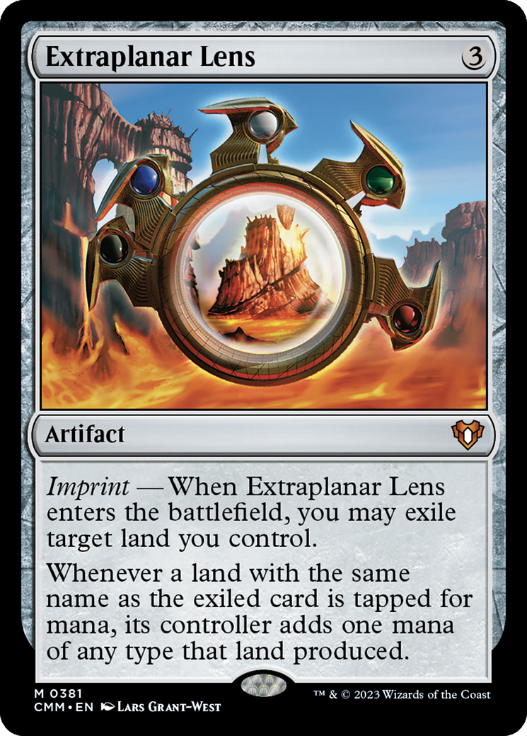 Extraplanar Lens (CMM-381) - Commander Masters Foil