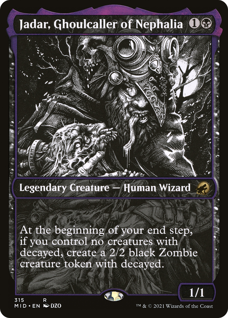 Jadar, Ghoulcaller of Nephalia (MID-315) - Innistrad: Midnight Hunt: (Showcase)