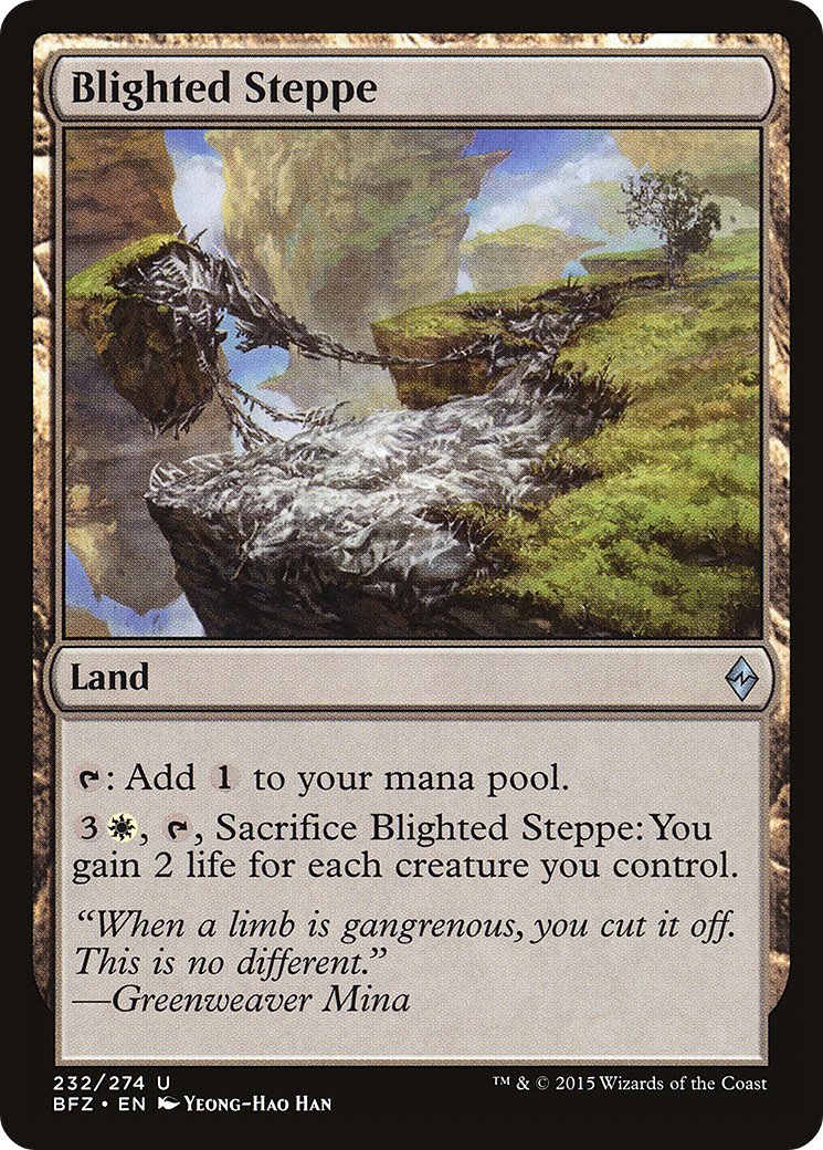 Blighted Steppe (BFZ-232) - Battle for Zendikar