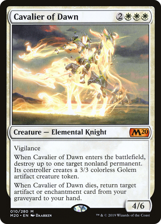 Cavalier of Dawn (M20-010) - Core Set 2020