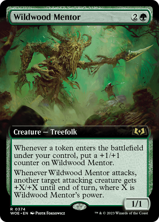 Wildwood Mentor (WOE-374) - Wilds of Eldraine: (Extended Art)