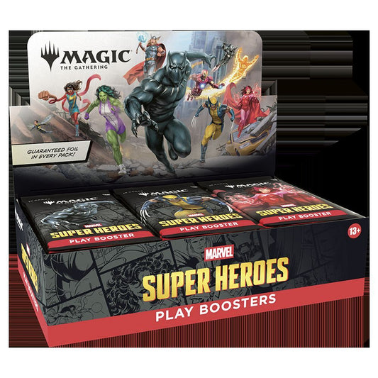 PREORDER! Magic Marvel Super Heroes - Play Booster Display
