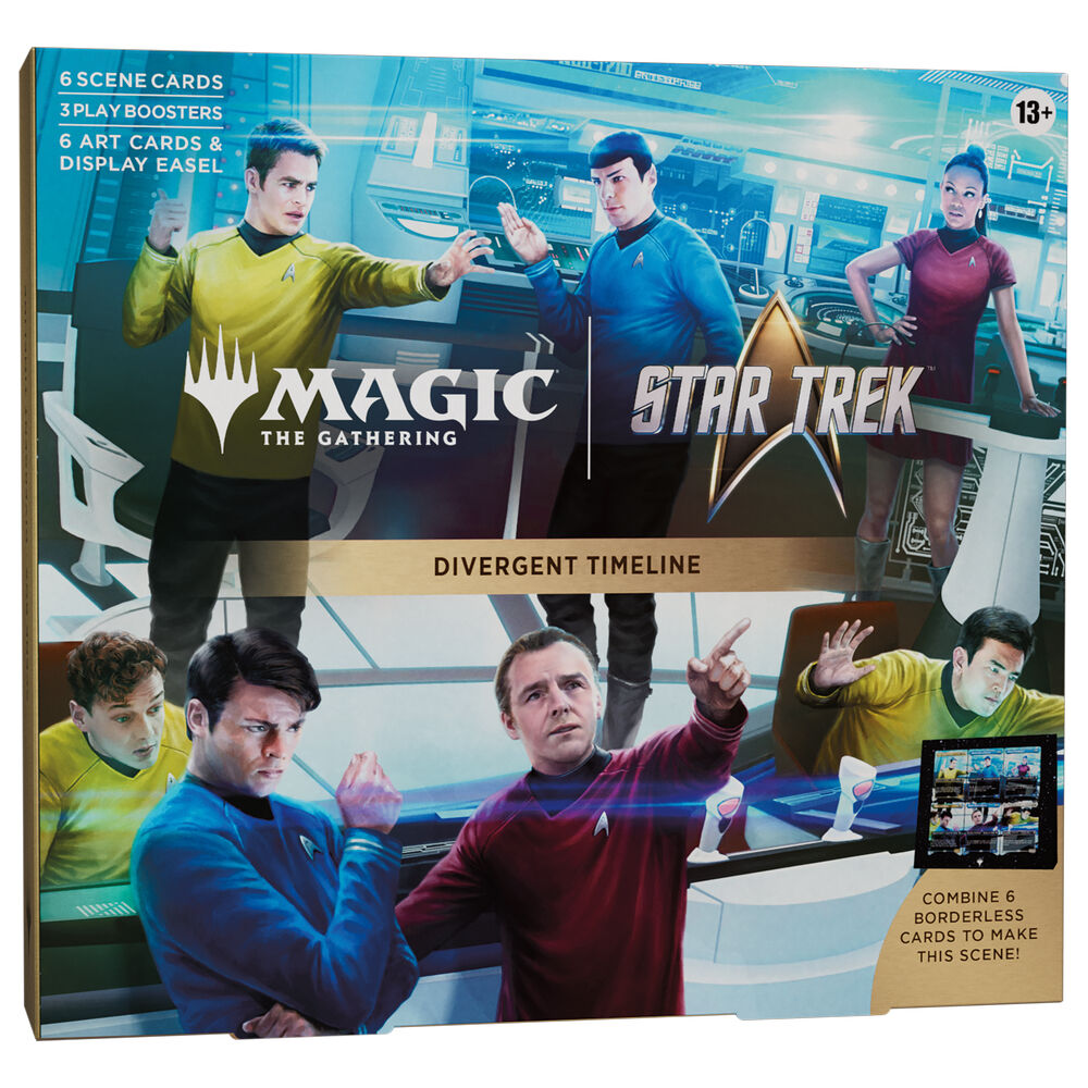 PREORDER Magic Star Trek - Scene Box Display Divergent Timeline