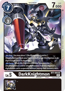 DarkKnightmon (Black) / Super Rare / BT7