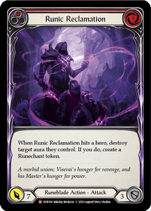 RUNIC RECLAMATION (Red) / Majestic / EVR / 1st Edition