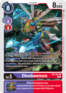 Dinobeemon / Uncommon / EX3