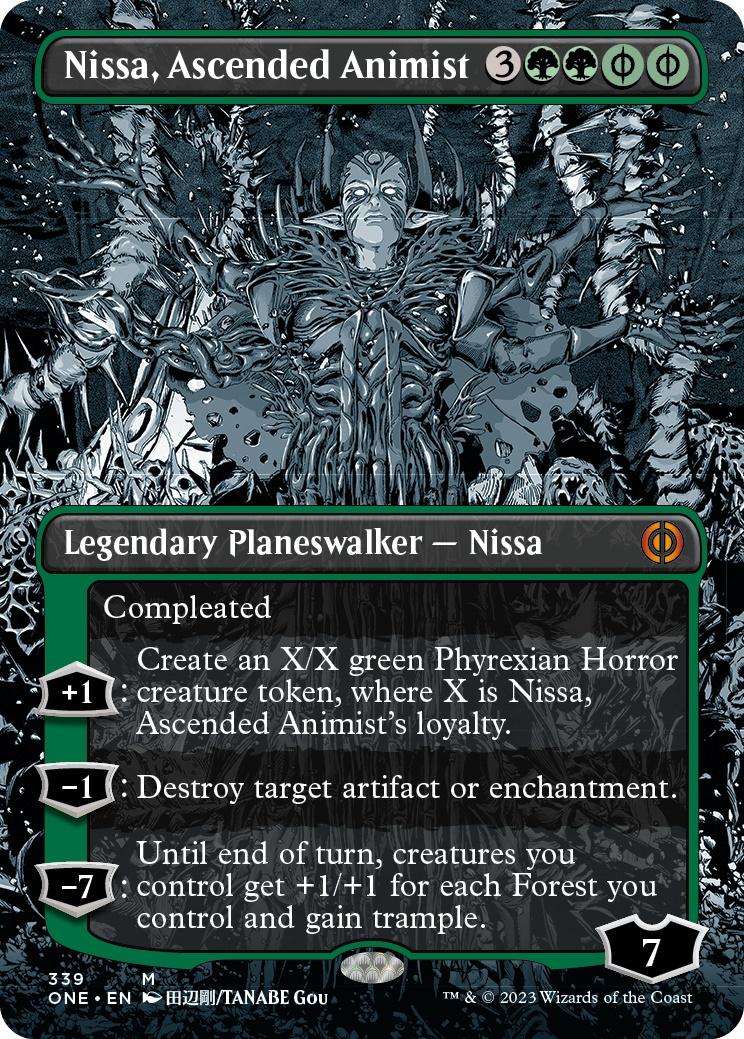 Nissa, Ascended Animist / Mythic / ONE (Borderless)