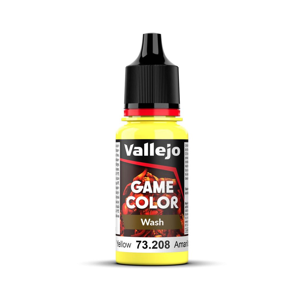 Vallejo - Game Colour - Wash - Yellow 18ml