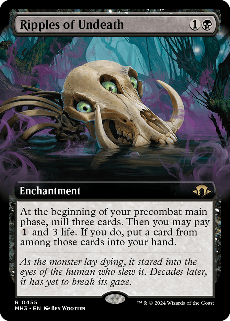 Ripples of Undeath (MH3-455) - Modern Horizons 3: (Extended Art) Foil