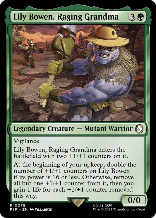 Lily Bowen, Raging Grandma (PIP-079) - Fallout