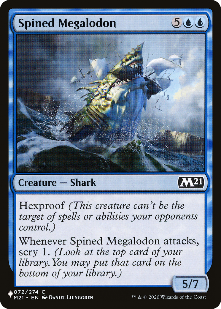 Spined Megalodon (LIST-M21-72) - The List