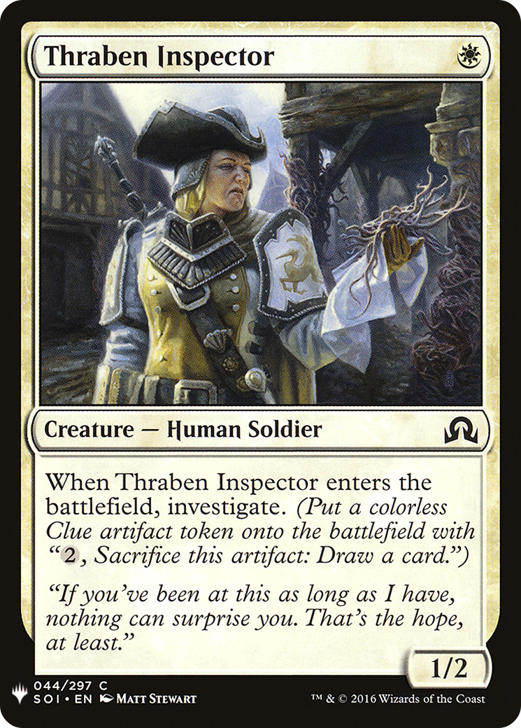 Thraben Inspector (LIST-SOI-44) - The List