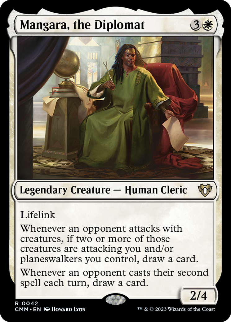 Mangara, the Diplomat (CMM-042) - Commander Masters Foil