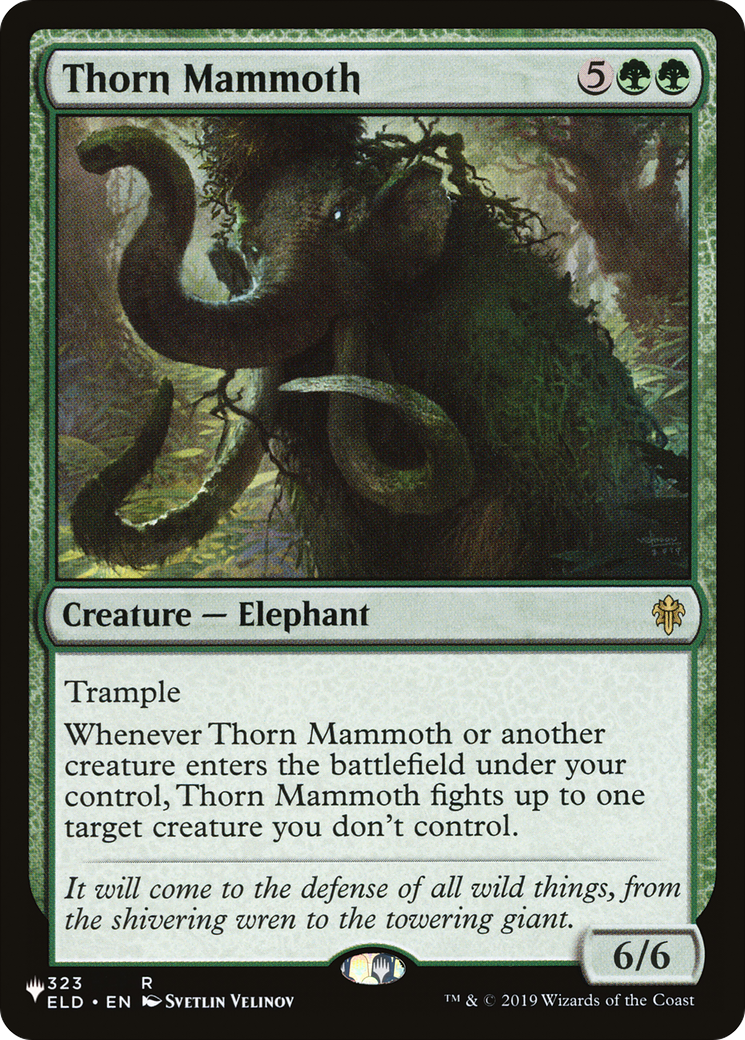 Thorn Mammoth (LIST-ELD-323) - The List