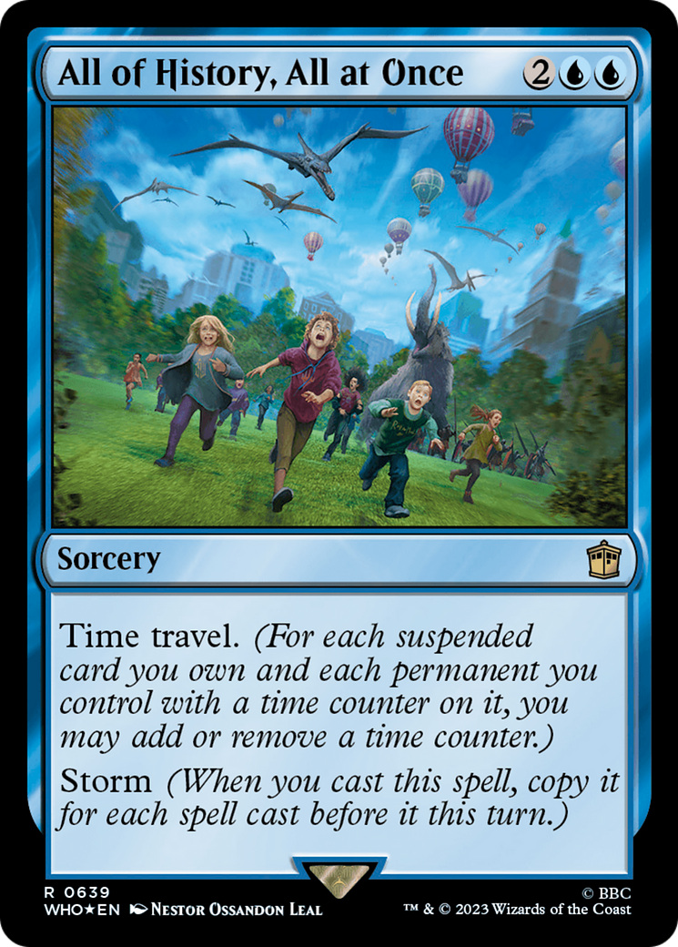 All of History, All at Once (WHO-639) - Doctor Who Foil