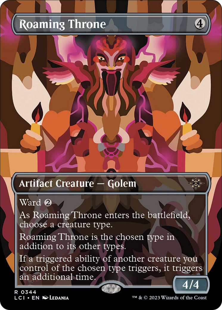 Roaming Throne (LCI-344) - The Lost Caverns of Ixalan (Borderless)