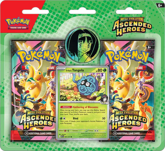 Pokemon TCG: Ascended Heroes 2 Pack Blister Collection - Erika