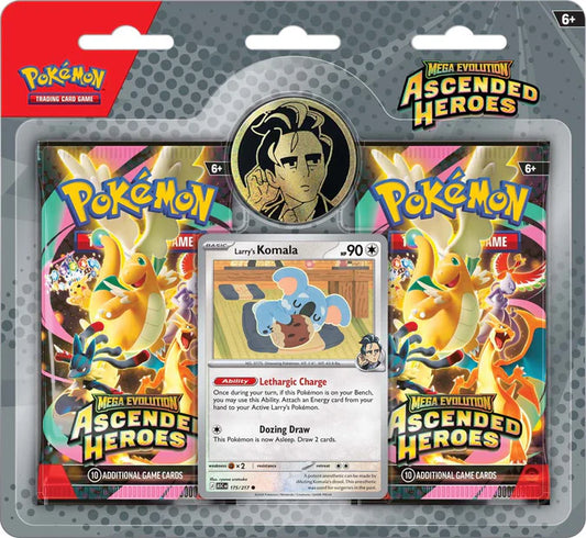Pokemon TCG: Ascended Heroes 2 Pack Blister Collection - Larry