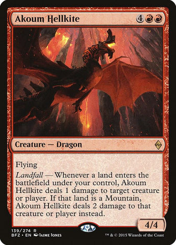 Akoum Hellkite / R / BFZ